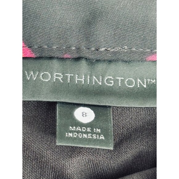 Worthington Womens Pleated Skirt Multicolored Size 8 - Picture 3 of 8